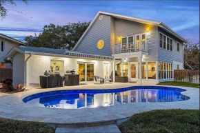 Sarasota 4BR Waterfront Island Home Pool Dock
